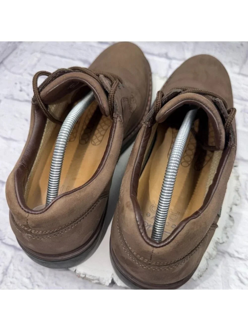 Clarks Ronnie Walk GTX Shoes Mens Size 12 Brown Nubuck Gore-Tex Active Air